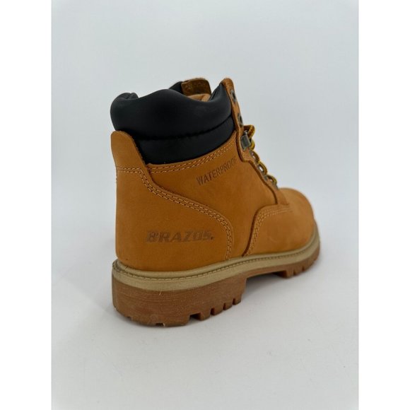 Brazos Men\'s Steel Toe Boots 6\